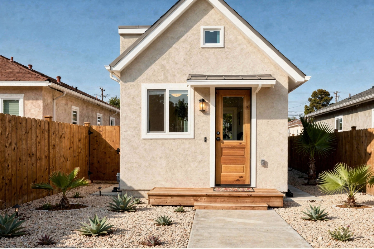 The ADU Guy LA junior ADU compact living unit in Los Angeles for affordable housing